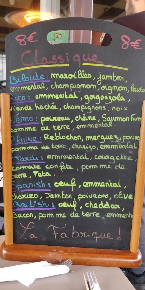 La Fabrique - Menu Image 4